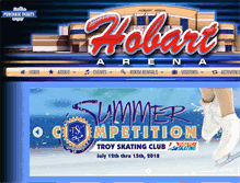 Tablet Screenshot of hobartarena.com